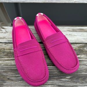 Rothys The Driver Loafer Shoes Pink Size 7